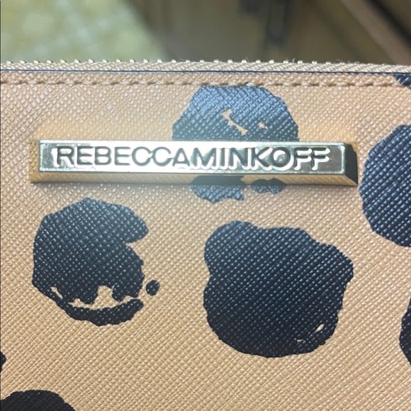 Like new Rebecca Minkoff Brown and Black Dot leather Wallet - Picture 2 of 16